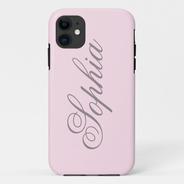 Macaron Pink iPhone Case (Rückseite)