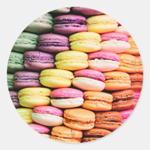 Macaron Runder Aufkleber