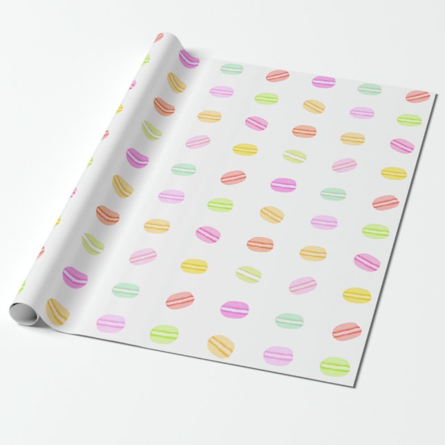 Macaron Wrapping Paper Geschenkpapier (Ungerollt)