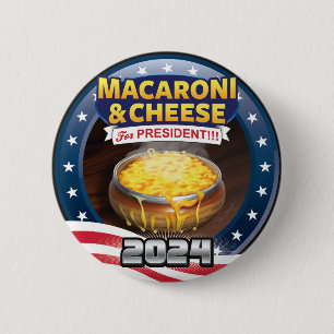 MACARONI & KÄSE als PRÄSIDENT! Kampagne 2024 Button