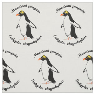 Macaroni Penguin Stoff
