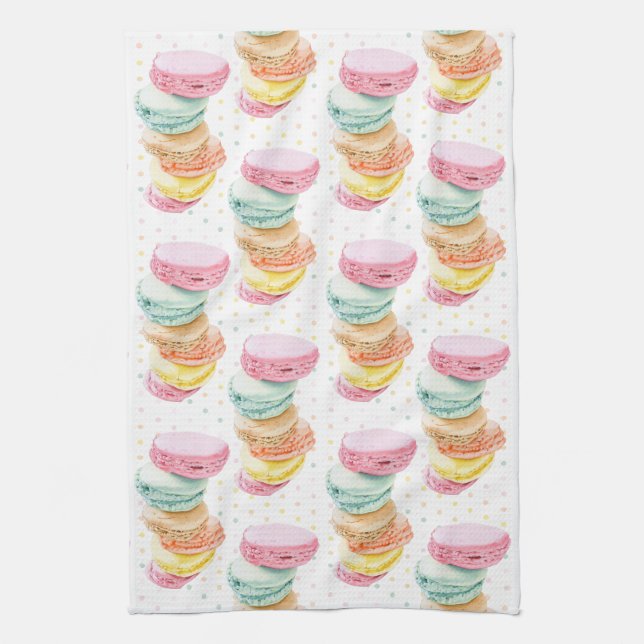 Macarons Dots Kitchen Towels Geschirrtuch (Vertikal)