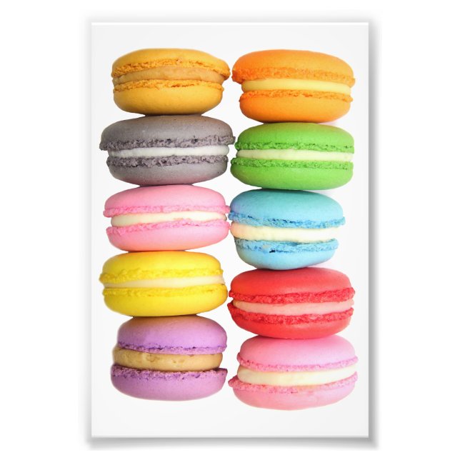 Macarons Foto Prints (Vorne)