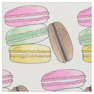Macarons Französische Bäckerei Konditorei Cookies Stoff
