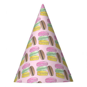Macarons Französische Lebensmittel Bäckerei Kondit Partyhütchen