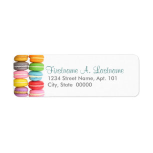 Macarons Labels