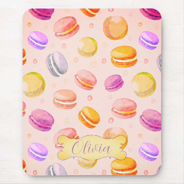 Macarons Mousepad Personalisiert (Vorne)
