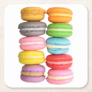 Macarons Paper Untersetzer