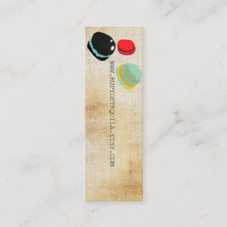 Macarons Paris Pastry Rupydetequila Mini Visitenkarte