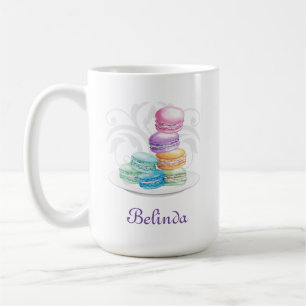Macarons personalisierter Schlamm Kaffeetasse