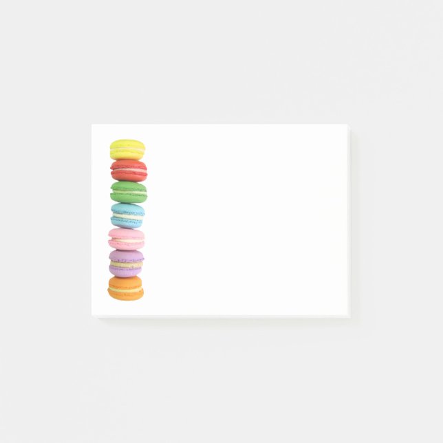 Macarons Post-it®-Hinweise Post-it Klebezettel (Vorderseite)
