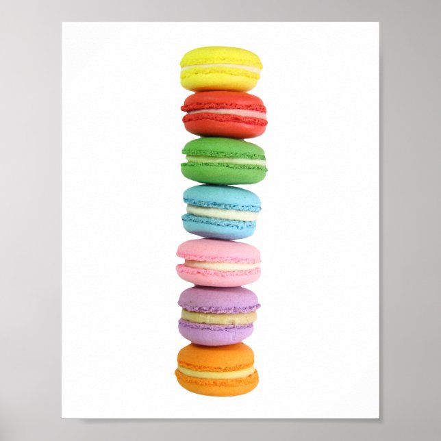 Macarons Poster (Vorne)