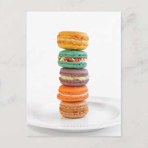 Macarons Postkarte