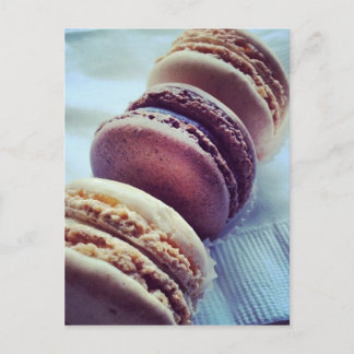 Macarons Postkarte