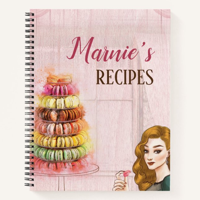 Macarons Rezept Buch (Vorderseite)
