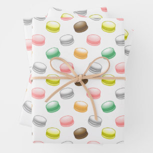 Macarons Sweet 16 Geburtstag Geschenkpapier Set