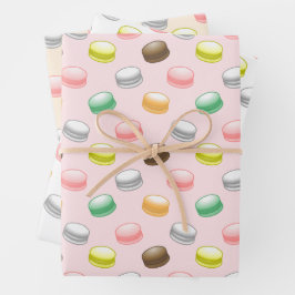 Macarons Sweet 16 Geburtstag Geschenkpapier Set