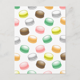 Macarons Sweet 16 Geburtstag Postkarte