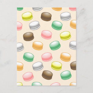 Macarons Sweet 16 Geburtstagspostkarte Feiertagspostkarte