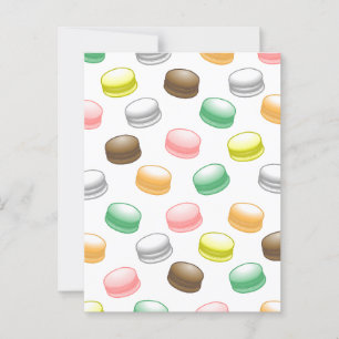 Macarons Sweet 16 Geburtstagspostkarte Postkarte