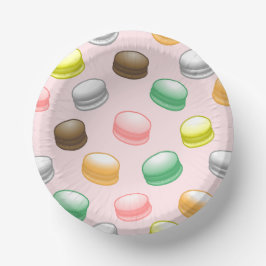 Macarons Sweet 16 Pappteller