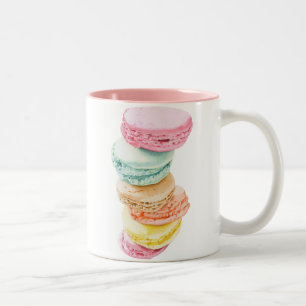 Macarons-Tasse Zweifarbige Tasse