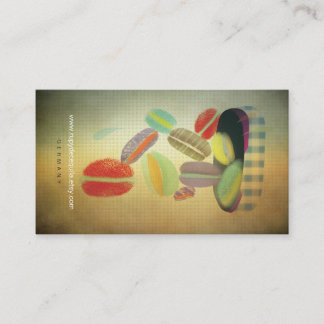 Macarons-Visitenkarte Visitenkarte