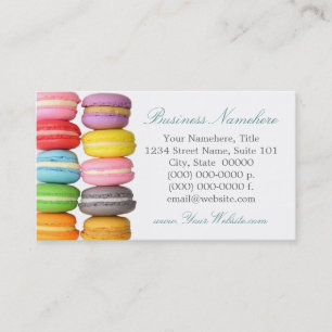 Macarons-Visitenkarten Visitenkarte