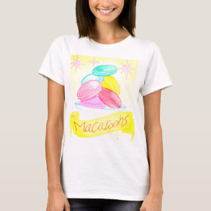 Macaroon Day Frauen weiß T-Shert T-Shirt