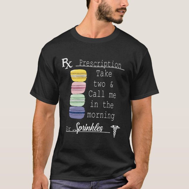 Macaroon-Macaron-Cookie T-Shirt (Vorderseite)