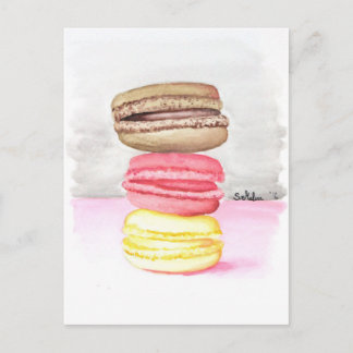 Macaroons Postkarte
