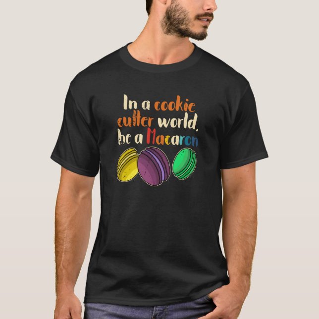 Macaroons recipes dessert Italy confectionery sayi T-Shirt (Vorderseite)