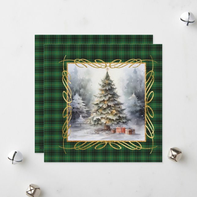 MacArthur Ancient Scottish Tartan Weihnachten  (Vorderseite/Rückseite Beispiel)