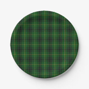 MacArthur Clan Tartan Karierte Papierplatte Pappteller