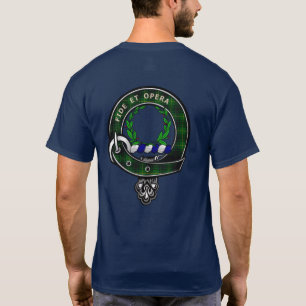 MacArthur Tartan Clan Abzeichen T - Shirt