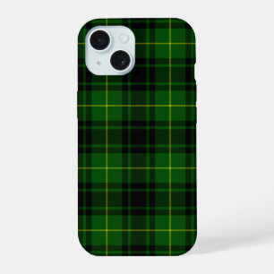 MacArthur-Tartan grün kariert iPhone 15 Hülle