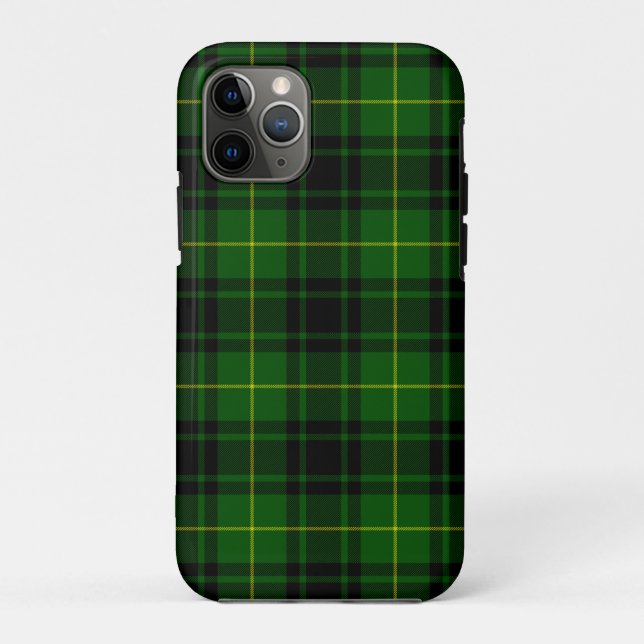 MacArthur-Tartan grüner Karo Case-Mate iPhone Hülle (Rückseite)