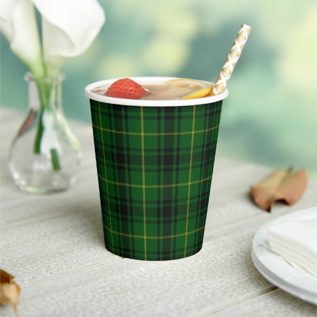 MacArthur Tartan Kariert Paper Cups Pappbecher (In Situ)