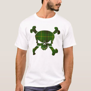 MacArthur Tartan Skull No Banner T-Shirt