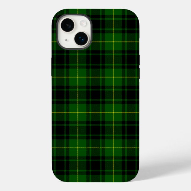 MacArthur Tartgrün kariert Case-Mate iPhone Hülle (Rückseite)