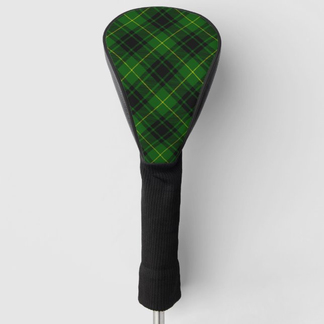 MacArthur Tartgrün kariert Golf Headcover (Vorderseite)
