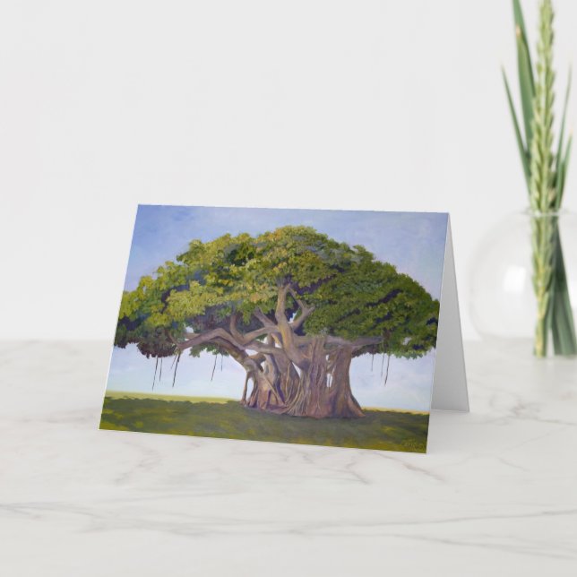 MacArthurs Bantambaum - Karte mit Geschichte des (Vorderseite)