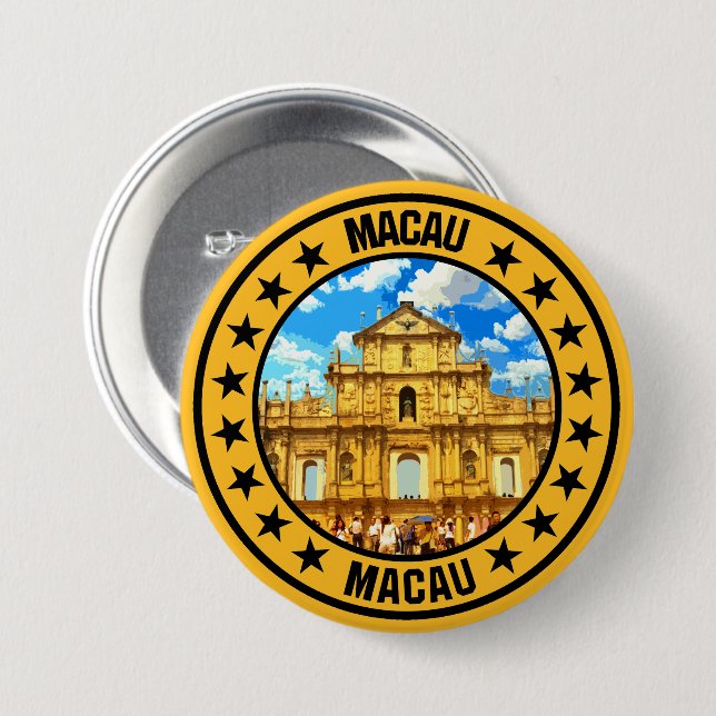 Macau Button (Vorne & Hinten)
