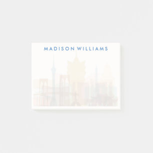 Macau, China  City Skyline Post-it Klebezettel