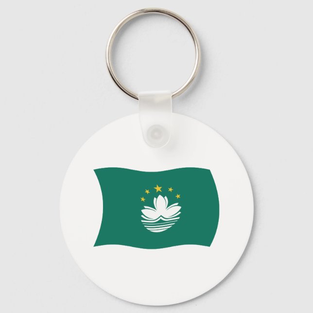 Macau Flag Schlüsselanhänger (Vorderseite)