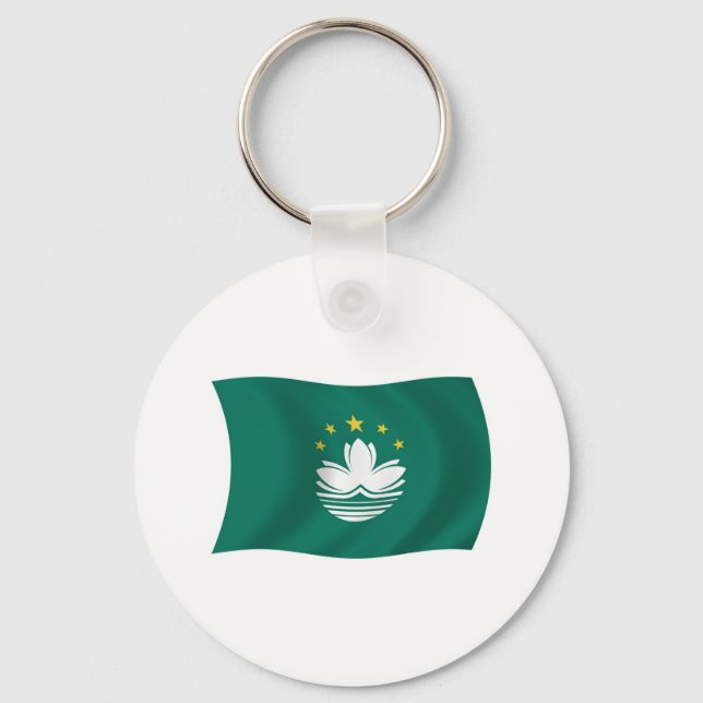 Macau-Flag-Schlüsselanhänger Schlüsselanhänger (Vorderseite)