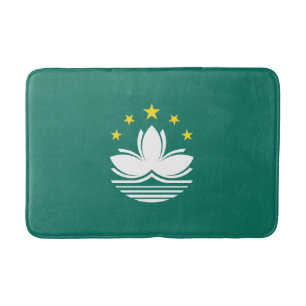 Macau-Flagge Badematte