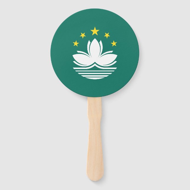 Macau-Flagge Fächer (Vorderseite)