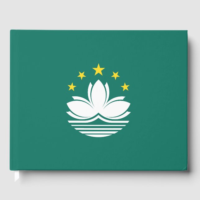 Macau-Flagge Gästebuch (Vorderseite)