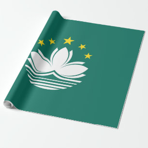 Macau-Flagge Geschenkpapier